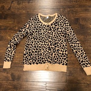 Target Animal Print Cardigan - Size XL